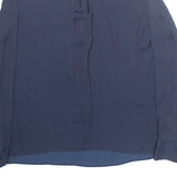 ZARA Womens Blouse Blue Long Sleeve M