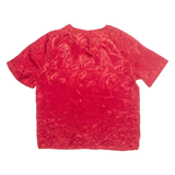Womens Printed Top Red L