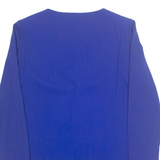 LIZ CLAIBORNE Womens Blouse Purple V-Neck Long Sleeve L