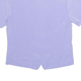 ANNA Womens Shirt Purple Collared S