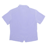 ANNA Womens Shirt Purple Collared S