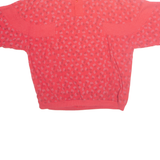 AVENUES Womens Printed Top Red Crazy Pattern L