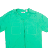 Womens Shirt Green Collared L