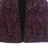 NOTATIONS Womens Printed Blouse Purple Long Sleeve Paisley XL