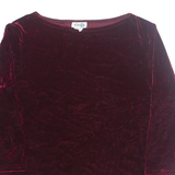 Womens Top Maroon 3/4 Sleeve XL