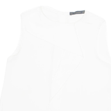 ZARA Womens Vest White M