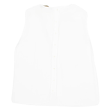 ZARA Womens Vest White M