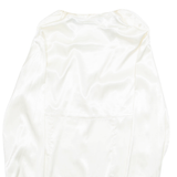 ZARA Womens Shirt Cream Collared Long Sleeve M