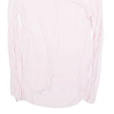ZARA Womens Blouse Pink V-Neck Long Sleeve XS