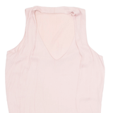 ZARA Womens Vest Pink V-Neck S