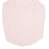 ZARA Womens Vest Pink V-Neck S