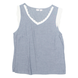 Womens Vest Grey V-Neck M