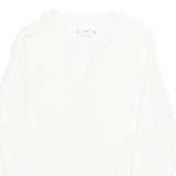 PAUL KEHL Womens Shirt Beige Long Sleeve M