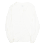 PAUL KEHL Womens Shirt Beige Long Sleeve M