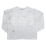 Womens Printed Top Grey Long Sleeve XL