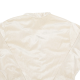 WI-FI Womens Blouse Beige Collared Long Sleeve M