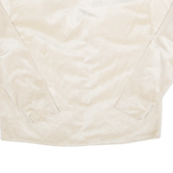 WI-FI Womens Blouse Beige Collared Long Sleeve M