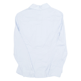 MNG BASICS Womens Shirt Blue Collared Long Sleeve XS