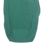 Womens Blouse Green V-Neck Long Sleeve M