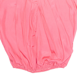 LIMITED COLLECTION Elasticated Hem Womens Top Pink M