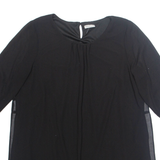 CANADA Womens Blouse Black Long Sleeve L