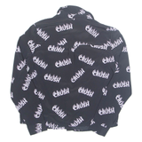 CROPP Crush Womens Cropped Shirt Black Collared Long Sleeve XS