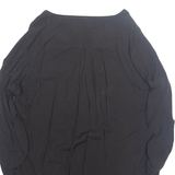 Womens Top Black V-Neck Long Sleeve L