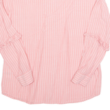 ONLY Womens Printed Shirt Pink Collared Long Sleeve Striped S