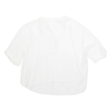 Sheer Womens Blouse White XL
