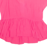 Womens Top Pink V-Neck XL