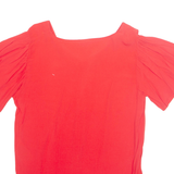 Womens Top Red V-Neck L