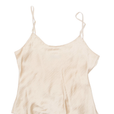 ASOS DESIGN Cropped Womens Camisole Vest Beige V-Neck UK 6