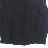 Womens Top Black V-Neck Long Sleeve L