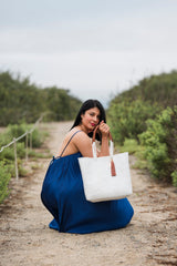 White Pearl Resort Tote Bag