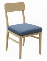 Anyseat Navy Blue Corn Kennel Pattern Print Chair Cover – Stretch Washable Removable Seat Cover for Dining & Kitchen