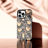 Black Jungle Sloths iPhone 13 Pro Case