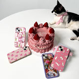 Bubblegum Pink Purrfection iPhone 15 Pro Max Case