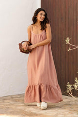 Linen Maxi dress Mahe