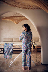 Pyjama set Louka -Blue Summer Meadow