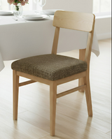 Anyseat Chair Cover Dark Brown Corn Kennel Pattern Stretch Seat Cover for Home Dinning Kitchen Washable Removable