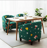 Anyseat Christmas Green Chair Cover – Dustproof Tub Slipcover for Home Décor