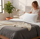 Anypillow Pillowcase 51x66cm White Pure Real Silk For Comfortable And Relaxing Home Bed