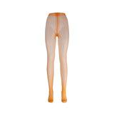 LECHERY® LUSTROUS SILKY SHINY 20 DENIER SHEER PANTYHOSE TIGHTS • ORANGE