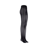 LECHERY® LUSTROUS SILKY SHINY 20 DENIER SHEER PANTYHOSE TIGHTS • BLACK