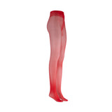 LECHERY® LUSTROUS SILKY SHINY 40 DENIER SEMI-OPAQUE PANTYHOSE TIGHTS • RED