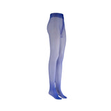 LECHERY® LUSTROUS SILKY SHINY 40 DENIER SEMI-OPAQUE PANTYHOSE TIGHTS • BLUE