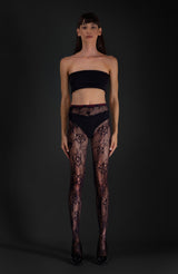 LECHERY® FLORAL NET TIGHTS