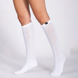 LECHERY® SCRUNCH SLOUCHY SOCKS • WHITE