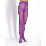 LECHERY® LUSTROUS SILKY SHINY 40 DENIER SEMI-OPAQUE PANTYHOSE TIGHTS • PURPLE