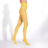 LECHERY® LUSTROUS SILKY SHINY 20 DENIER PANTYHOSE • YELLOW